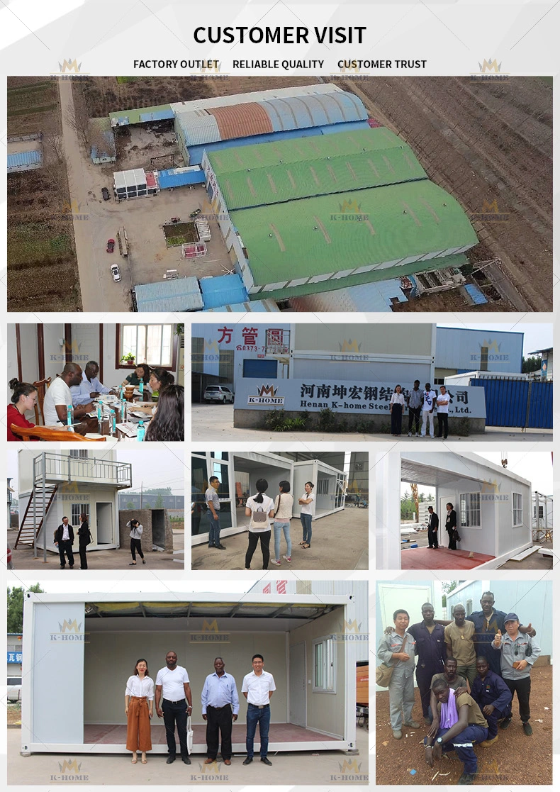 Prefab Container Foldable Temporary Office Kit House Prefab Modular Home