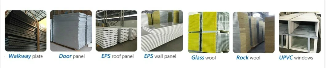 Steel Structure Sandwich Panels Prefab House Modular Prefabricated Homes Portable Office Prefab Home Container House