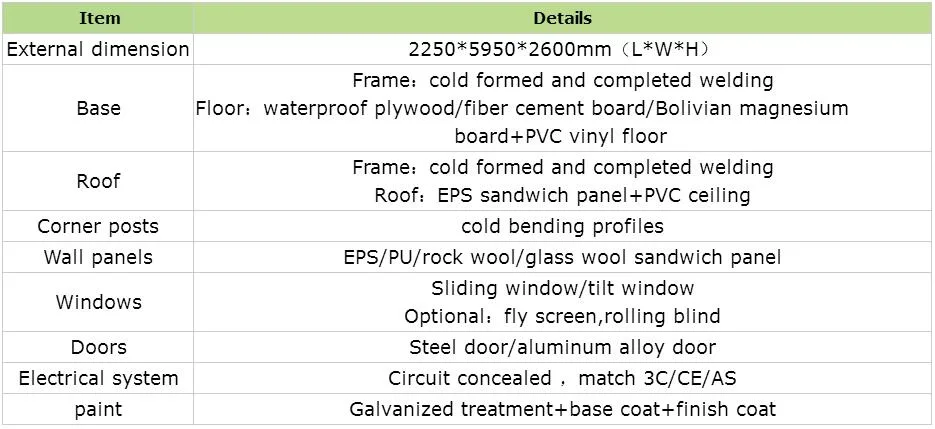 Prefab House/Wooden Small Houses/ Modern Lowes Prefab Home Kits for Family/Dorm/Office/Villa