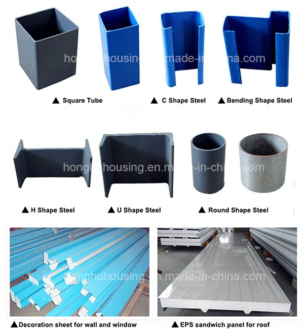Steel Structure Prefabricated Modular 20 FT Fiberglass Prefab Home Container Shop for Cafe/Coffee