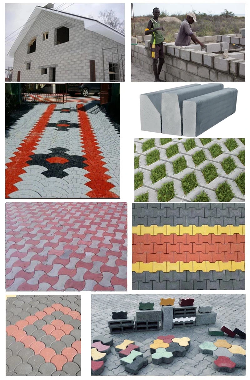 Cement Blocks Business Stone Paving Concrete Fly Ash Block Making Machine with Concrete Blocks