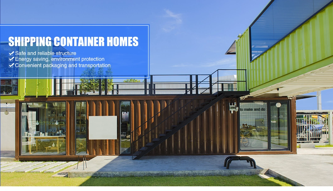 Dfx Hot Sale Duplex Loft Style Modular Prefabricated Prefab Container Home
