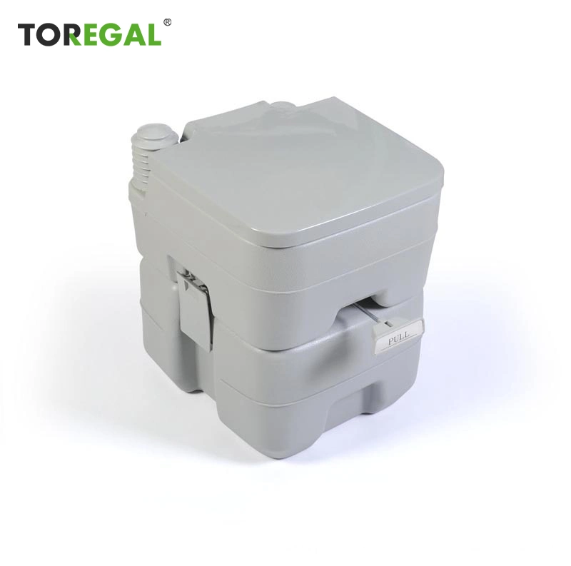 Toreal Quality Plastic Portable Toilet 20L Outdoor Flush Camping Toilet