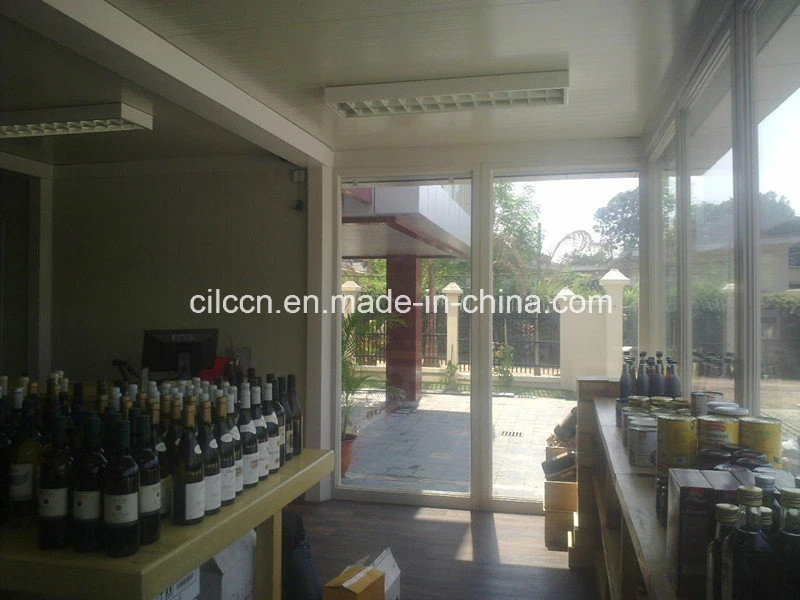Prefabricated House / Prefab House / Portable Container House for Wine Shop (CILC-PCH-Shop 001)