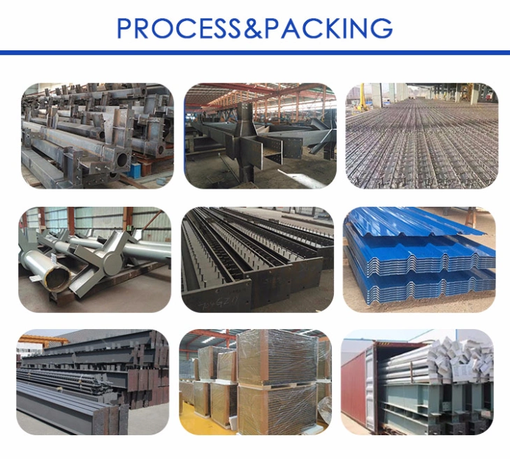 China Supplier Low-Cost Light Construction Steel Frame