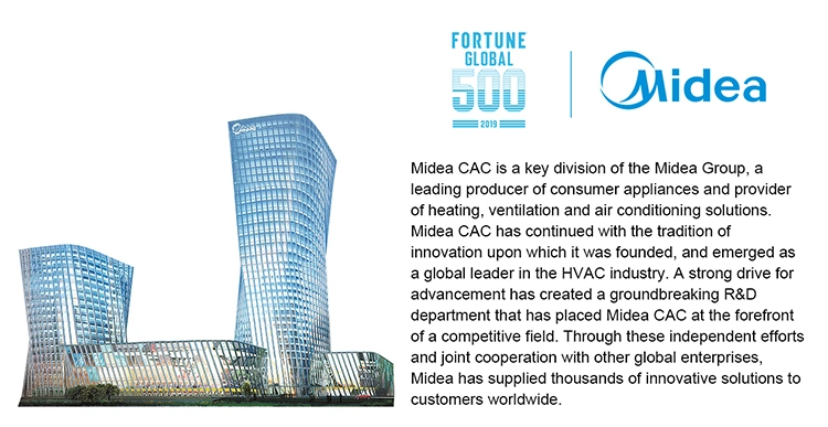 Midea Central AC Homes Air Conditioner Manufacturing for Residential Buildings
