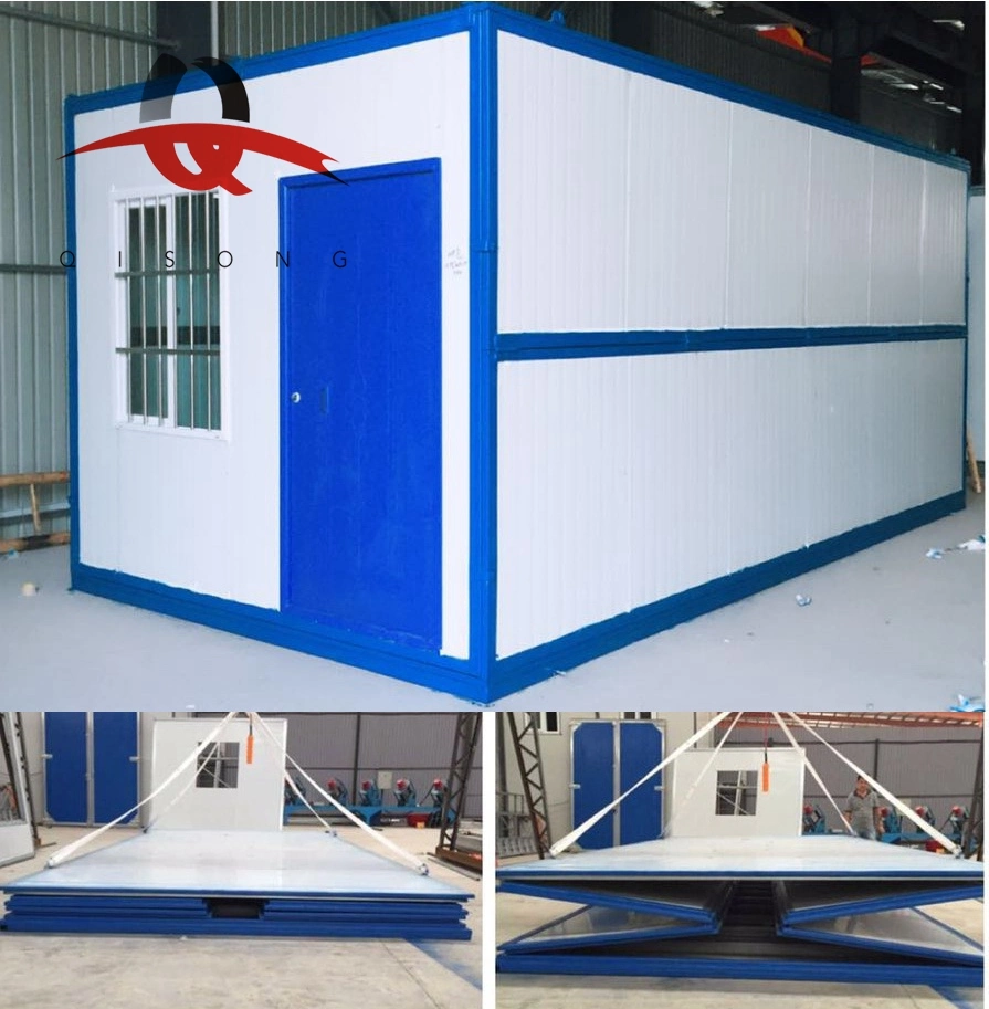 Qisong Folding Container House Prefab House Folding Modular Container Hospital Canbin Office Dormitory