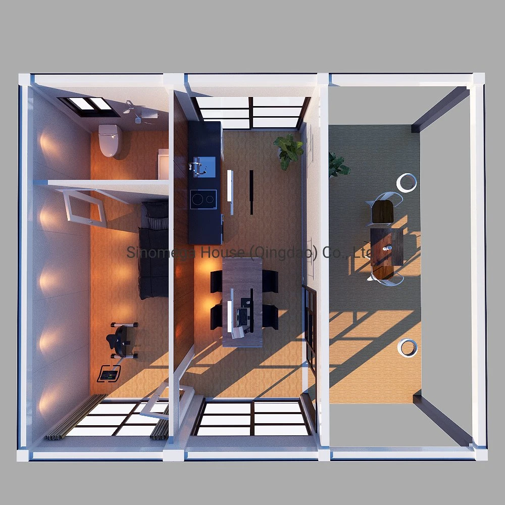 2020 Tiny Prefabricated Container House Flat Pack Container House Container Apartment Container Office