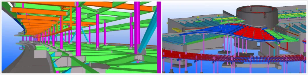 Prefab Steel Frame Building/Prefab Steel Frame Construction for Workshop/Warehouse/Shed