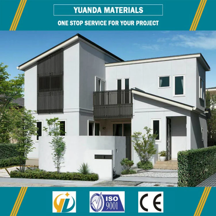 China Prefab Beach Villa Steel Frame Alc Panel Wall House