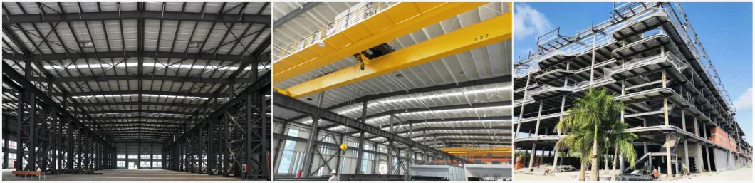 Prefab Steel Frame Building/Prefab Steel Frame Construction for Workshop/Warehouse/Shed