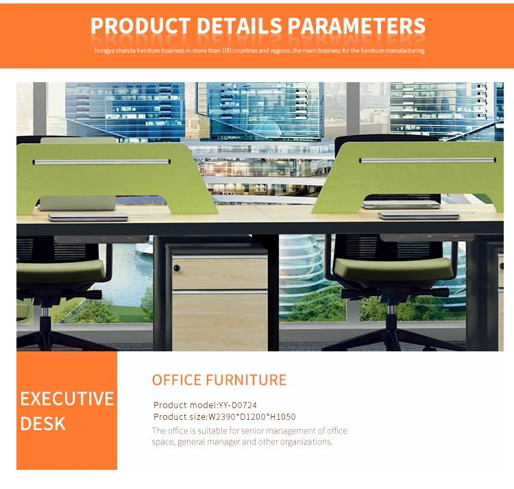 Hot Sale 4 Person Office Workstation Office Cubicle for Sale (YY-D0724)