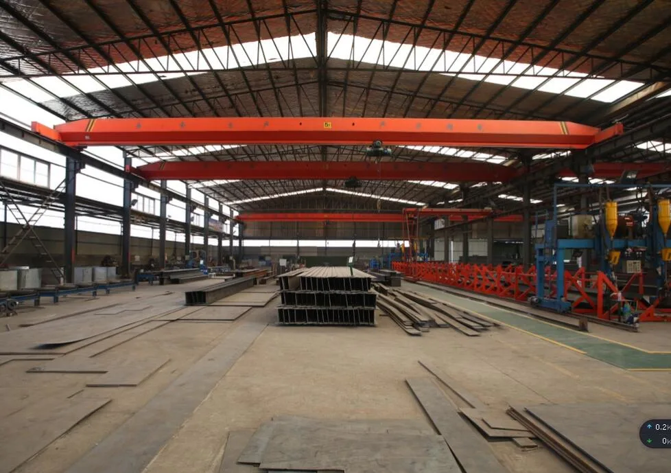 30 Meter Span Prefabricated Steel Building Durable Warehouse Steel Structure