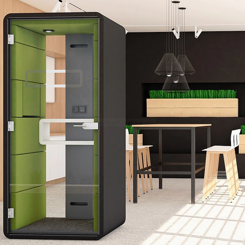 Metal Phone Booths Acoustic Office Pods Office Furniture Privacy Booth