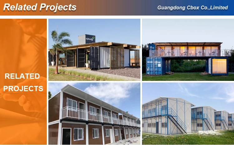 Modern Luxury Container Homes Hurricane Proof Double Bedroom Prefab House