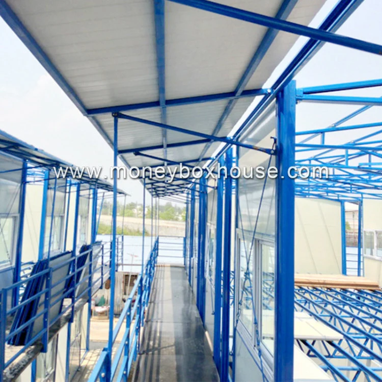 Construction 2 Storey Ready Made Steel Frame Prefabricated Steel House