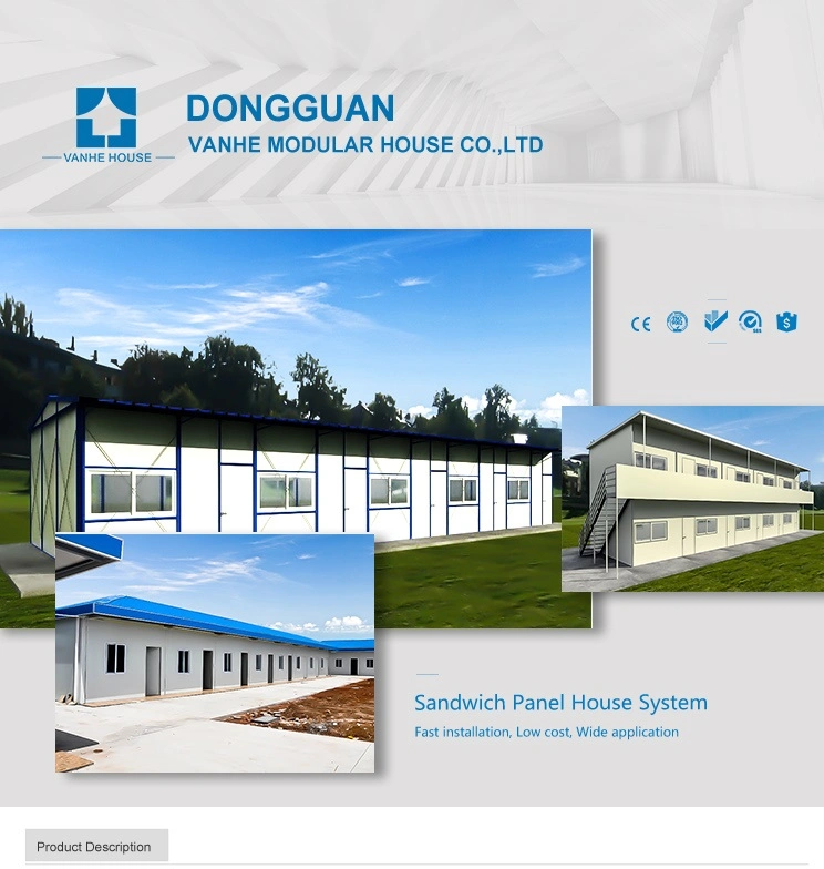Cheap Modular Fast Assembled 2 Story Modular Homes Steel Frame Prefab Home