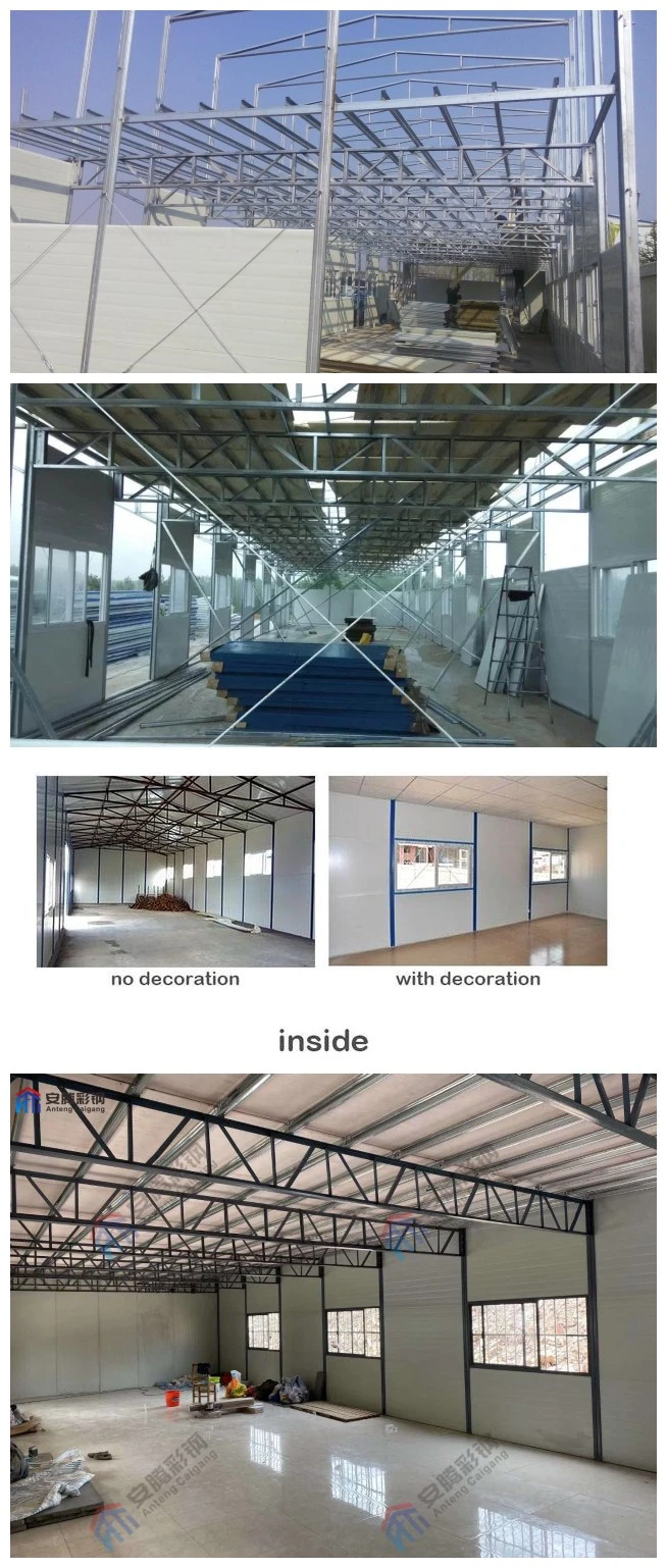 One Storey One Bedroom Easy to Assemble Prefab House Modular Site Dormitory