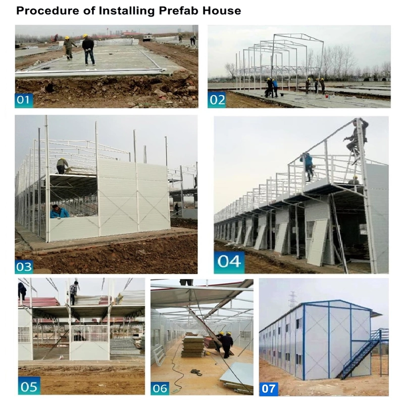 Demountable Prefabricated House Steel Structure Portable Dongas Movable Cabin