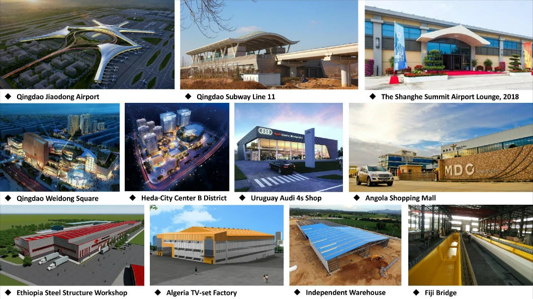 Prefabricated Steel Structure Section Frame Beam Office Building Warehouse Prefabricated Building