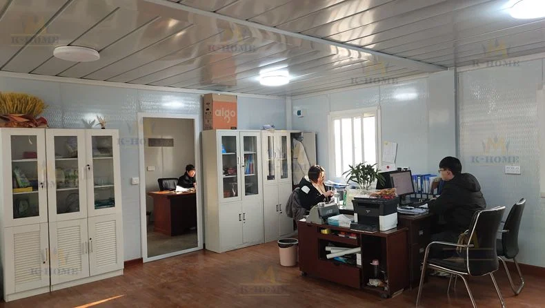 Prefab Container Foldable Temporary Office Kit House Prefab Modular Home