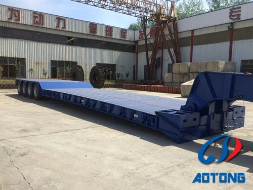 80t/100t /150tons Detachable Gooseneck Lowbed Hydraulic Detachable Gooseneck Lowbody Trailer Removable Gooseneck /Detachable Gooseneck Trailer