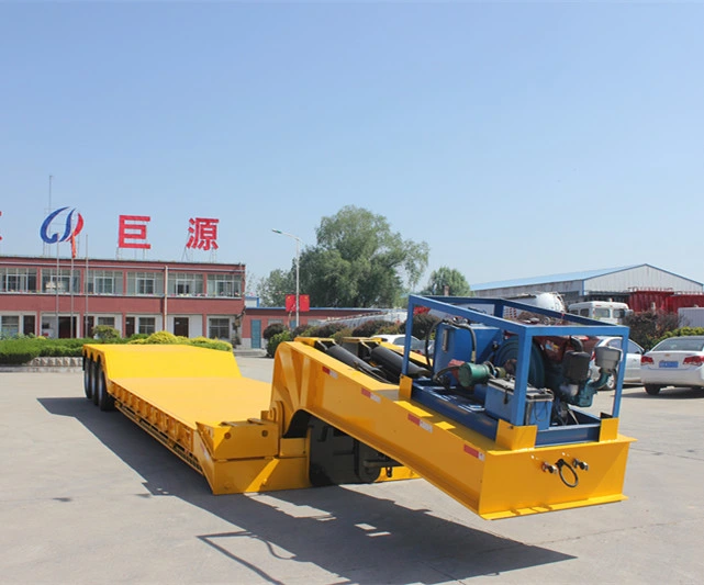 80t/100t /150tons Detachable Gooseneck Lowbed Hydraulic Detachable Gooseneck Lowbody Trailer Removable Gooseneck /Detachable Gooseneck Trailer