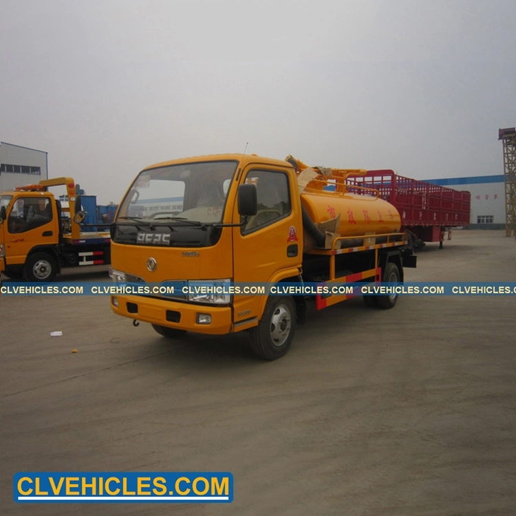 Dongfeng 4X2 Right Hand Drive Toilet Vacuum Pumping Truck Toilet Suction Truck
