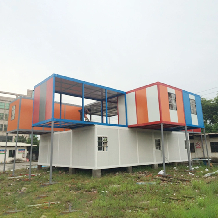 Duplex Pre-Made Low Cost Container House Movable 20' Container House