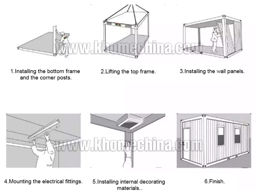 Prefabricated House Modular Prefab Manufactured Homes Worker Camp