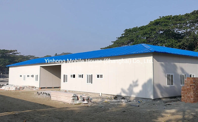 Manufacturer Ready Made Sandwich Panel Prefab House Luxury Prefabricated House with Steel Garages