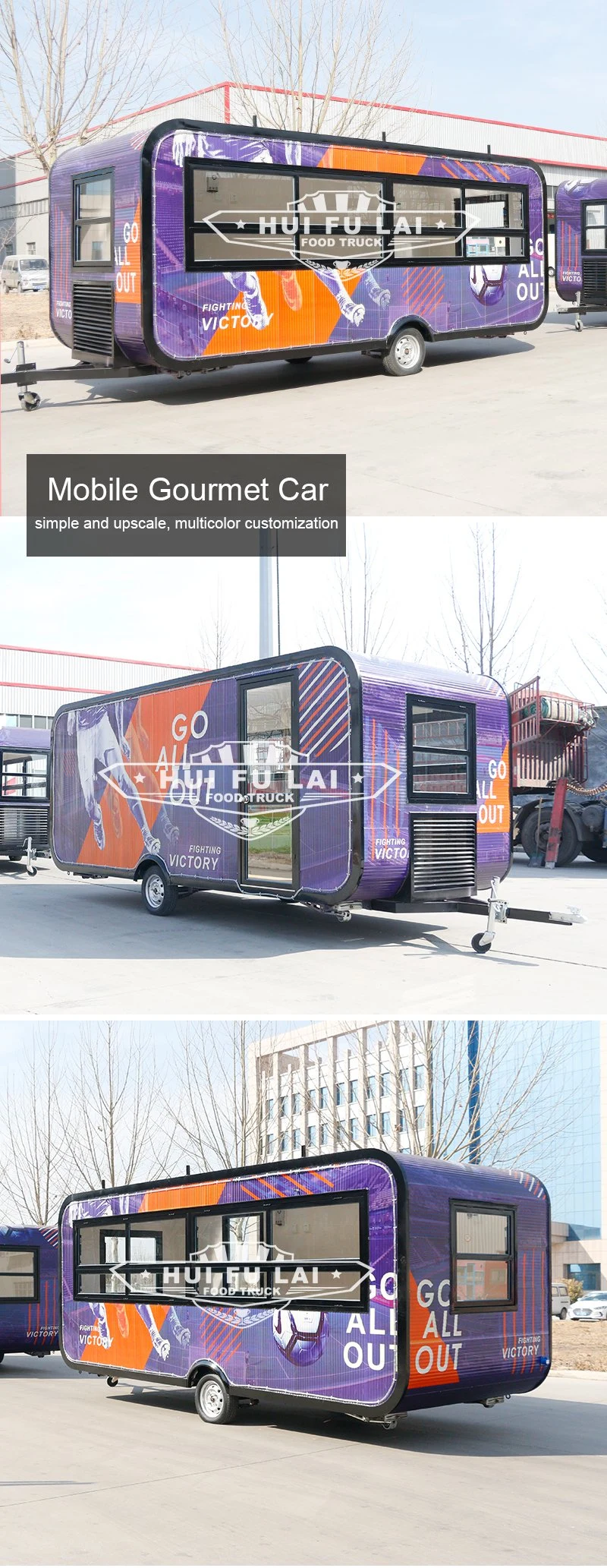Easy Move Street Mobile Food Cart Kebab Food Van Trailer Food Kiosk for Sale in Germany