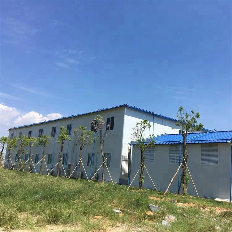Temporary Metal Buildings Cheap Prefab Steel Structure Mobile House, Temporary Site Office