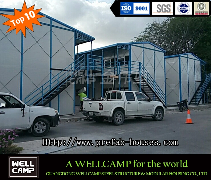 Wellcamp Prefab Steel Structure Building Modular Building Office Prefab Log House