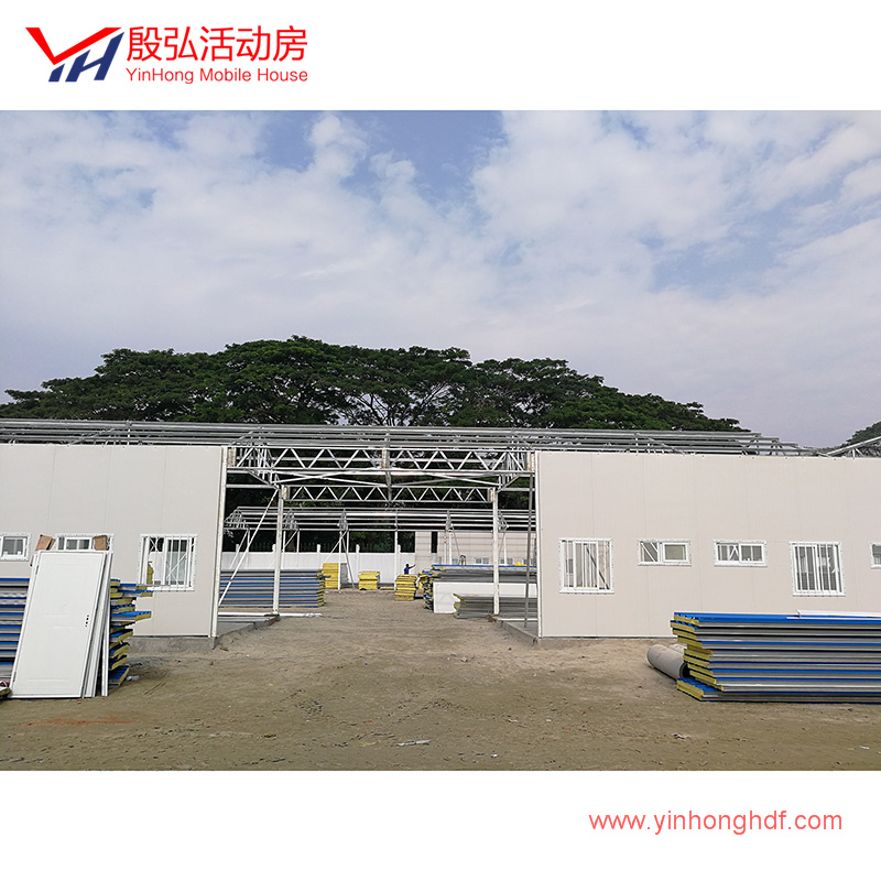 Building Material Cambodia Project Galvanized Mobile Modular Prefabricated Building