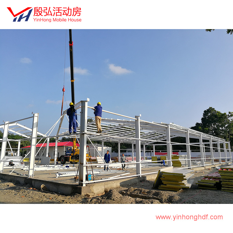 Building Material Cambodia Project Galvanized Mobile Modular Prefabricated Building