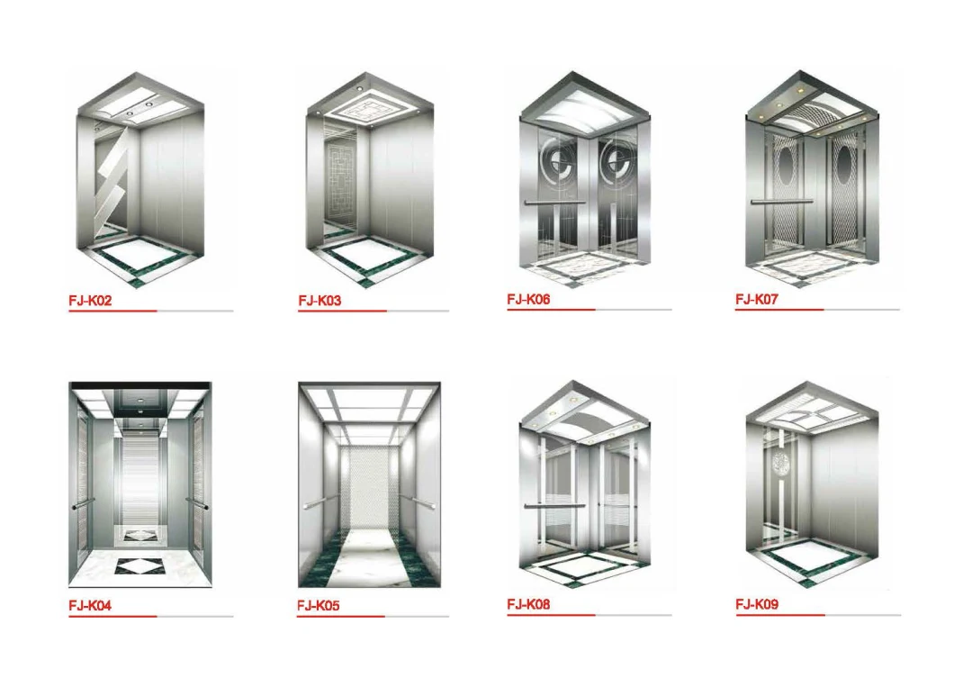 Customized Design Passenger Elevators China Villa FUJI Passenger Elevator Lift Automatic Pass Lift Stop