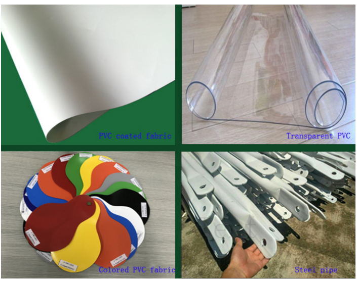 Guangzhou Prefab Outdoor House Dome Camping Tent with Bathroom