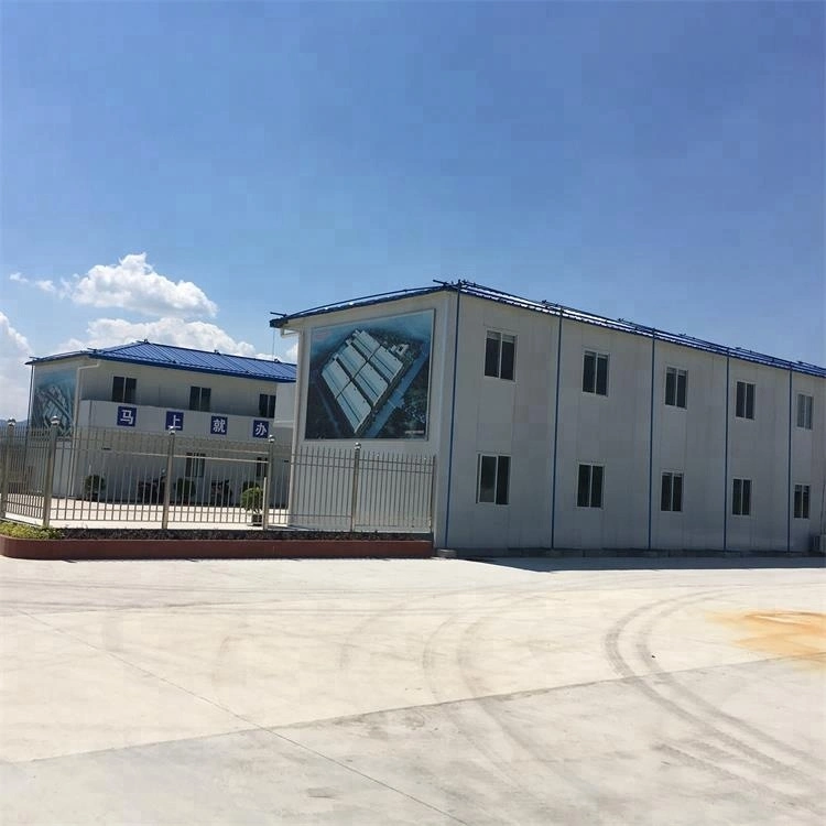 Temporary Metal Buildings Cheap Prefab Steel Structure Mobile House, Temporary Site Office