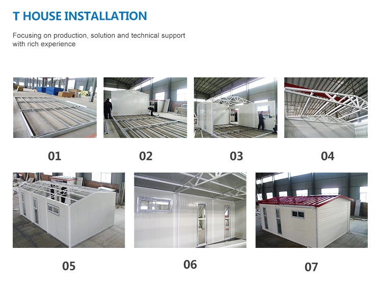 Modern Homes Prefabricated House Wall K Type Heat Proof Shed House Prefabricated