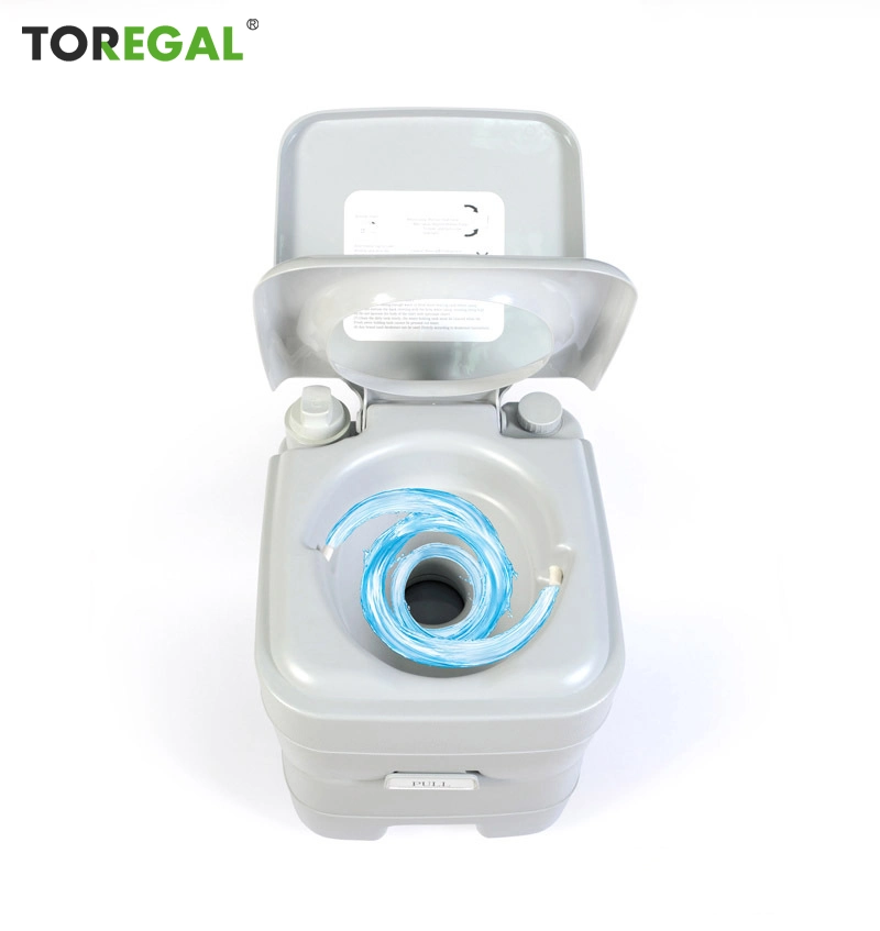 Toreal Quality Plastic Portable Toilet 20L Outdoor Flush Camping Toilet